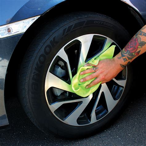 Protect and shine your wheels with Coal black witchcraft no scour wheel cleaner